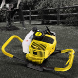 80CC Petrol Engine Post Hole Digger - Powerful Earth Auger Motor - Close-Up Angle