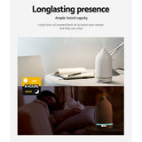 Devanti Ultrasonic Ceramic Aroma Diffuser - 4-in-1 Humidifier, Purifier, Night Light with 7-Color LED - Rear View