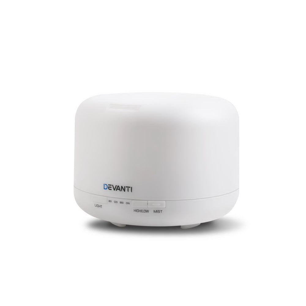 Devanti 500ml Multifunctional Aroma Diffuser - White