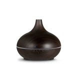 4-in-1 Ultrasonic Aroma Diffuser with Dark Wood Finish - 300ml Capacity - Side View