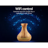 Devanti Wi-Fi Aroma Diffuser & Humidifier with 7-Color Night Light - Front View