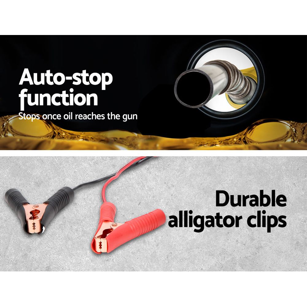 High-Performance 12V Diesel and Oil Transfer Pump with Auto Stop Function