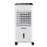 Portable 4-in-1 Evaporative Air Cooler and Humidifier with 6L Water Tank - Close-Up Angle