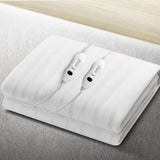 Giselle Bedding Double Electric Blanket with Detachable Controller and Overheat Protection - Low Angle