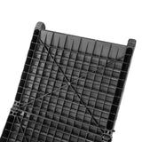 Portable Folding Pet Ramp for Cars - Slip-Resistant Dog Steps for Easy Travel - Rear View