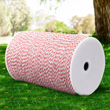 High-Visibility 2000M Red and White Polywire Roll for Electric Fencing