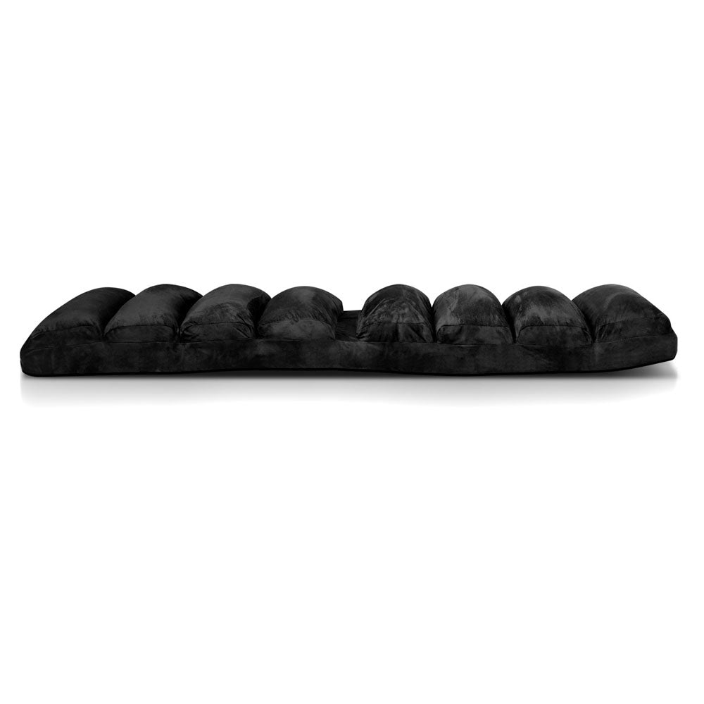 Artiss Multi-Position Adjustable Sofa Bed - Black