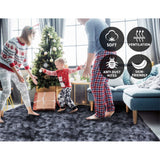 Artiss Luxurious Shaggy Gradient Rug 160 x 230 cm for Bedroom and Living Room Décor - Top-Down View