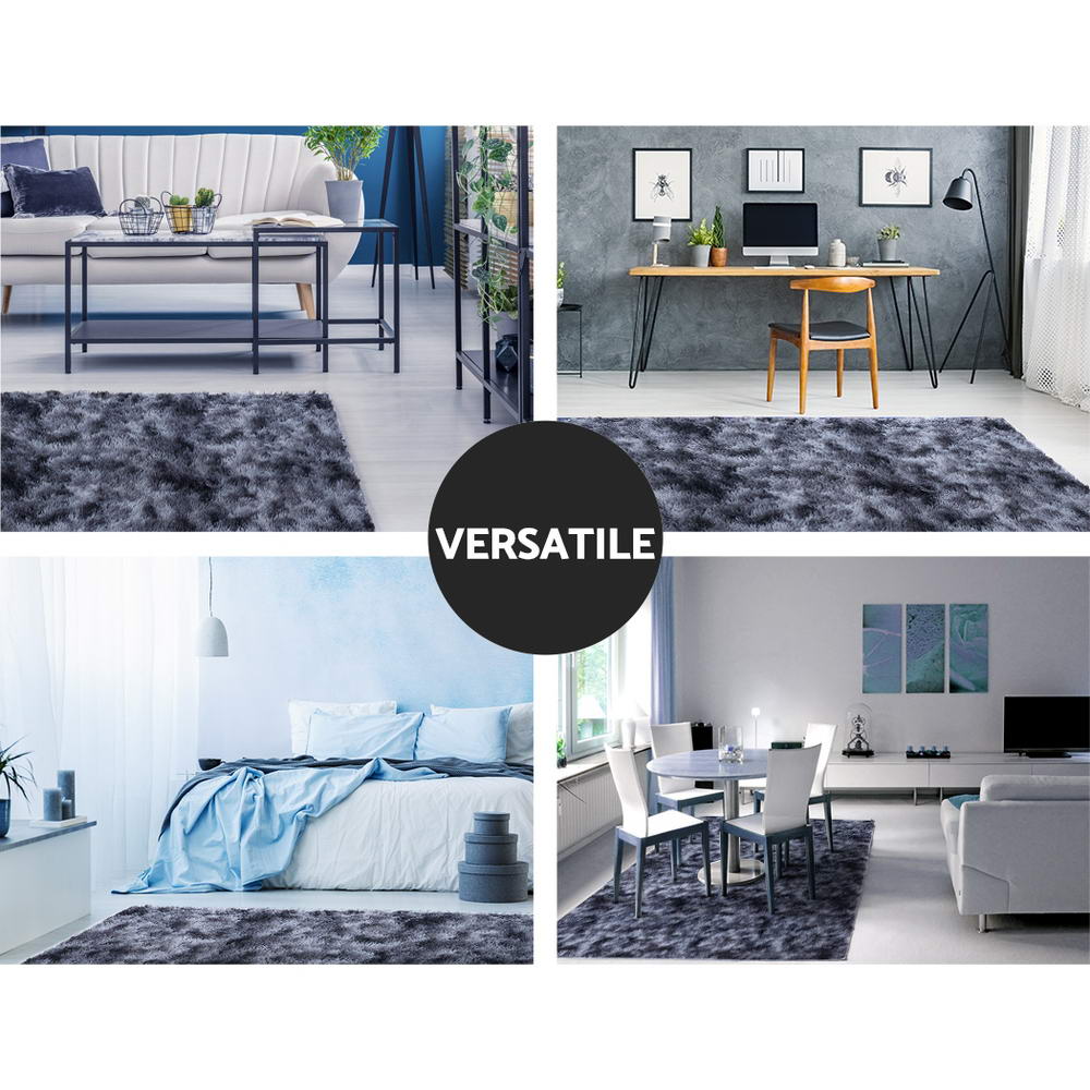 Artiss Luxurious Shaggy Gradient Rug 160 x 230 cm for Bedroom and Living Room Décor
