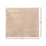 Artiss Luxurious Soft Shag Area Rug - Extra Large 200x230cm Non-Slip Design - Front View