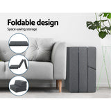 Convertible Folding Foam Mattress for Versatile Bedding Solutions - Close-Up Angle
