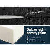 Giselle Bedding Tri-Fold Portable Foam Mattress - Versatile Folding Floor Bed (180cm) - Close-Up Angle