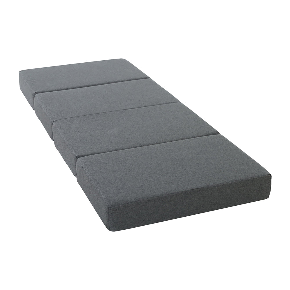 Giselle Bedding Portable Folding Foam Mattress for Versatile Sleeping and Seating Solutions