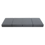 Giselle Bedding Portable Folding Foam Mattress for Versatile Sleeping and Seating Solutions - 45-Degree Angle