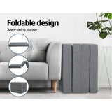 Giselle Bedding Portable Folding Foam Mattress for Versatile Sleeping and Seating Solutions - Close-Up Angle