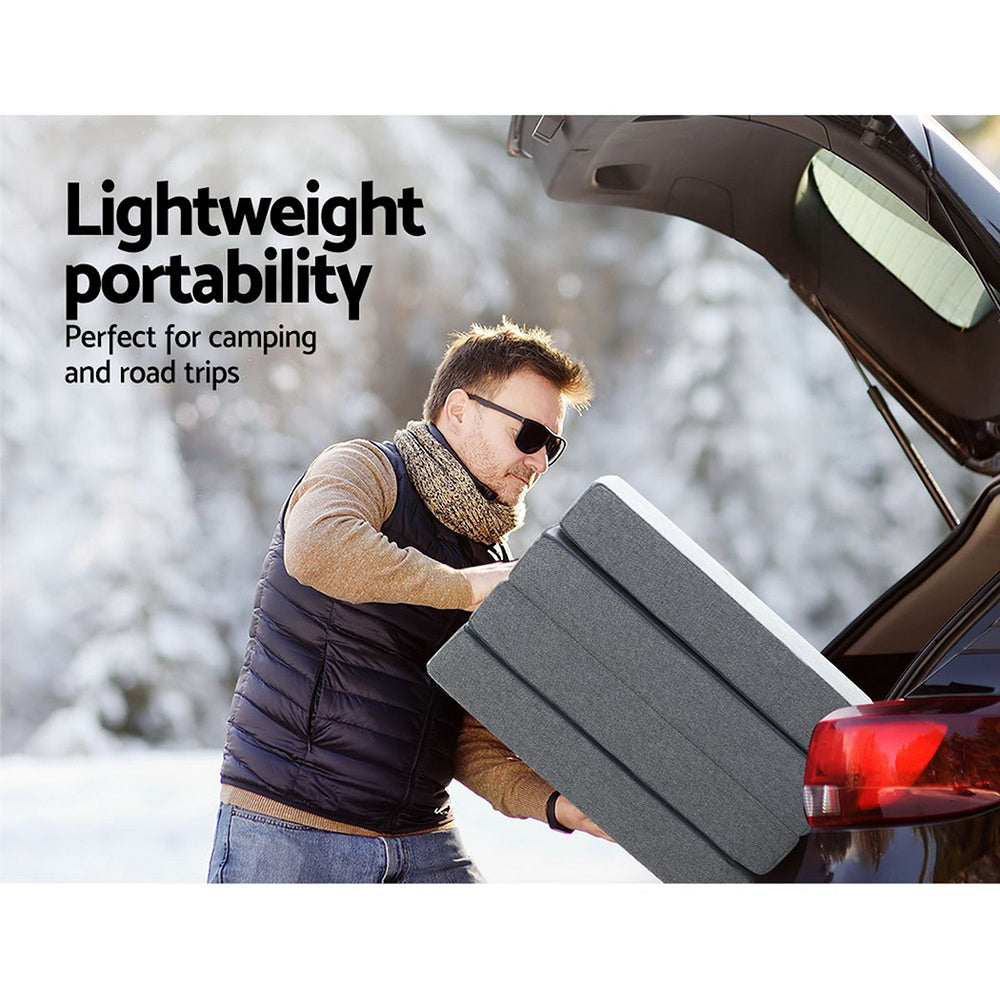 Giselle Bedding Portable Folding Foam Mattress for Versatile Sleeping and Seating Solutions