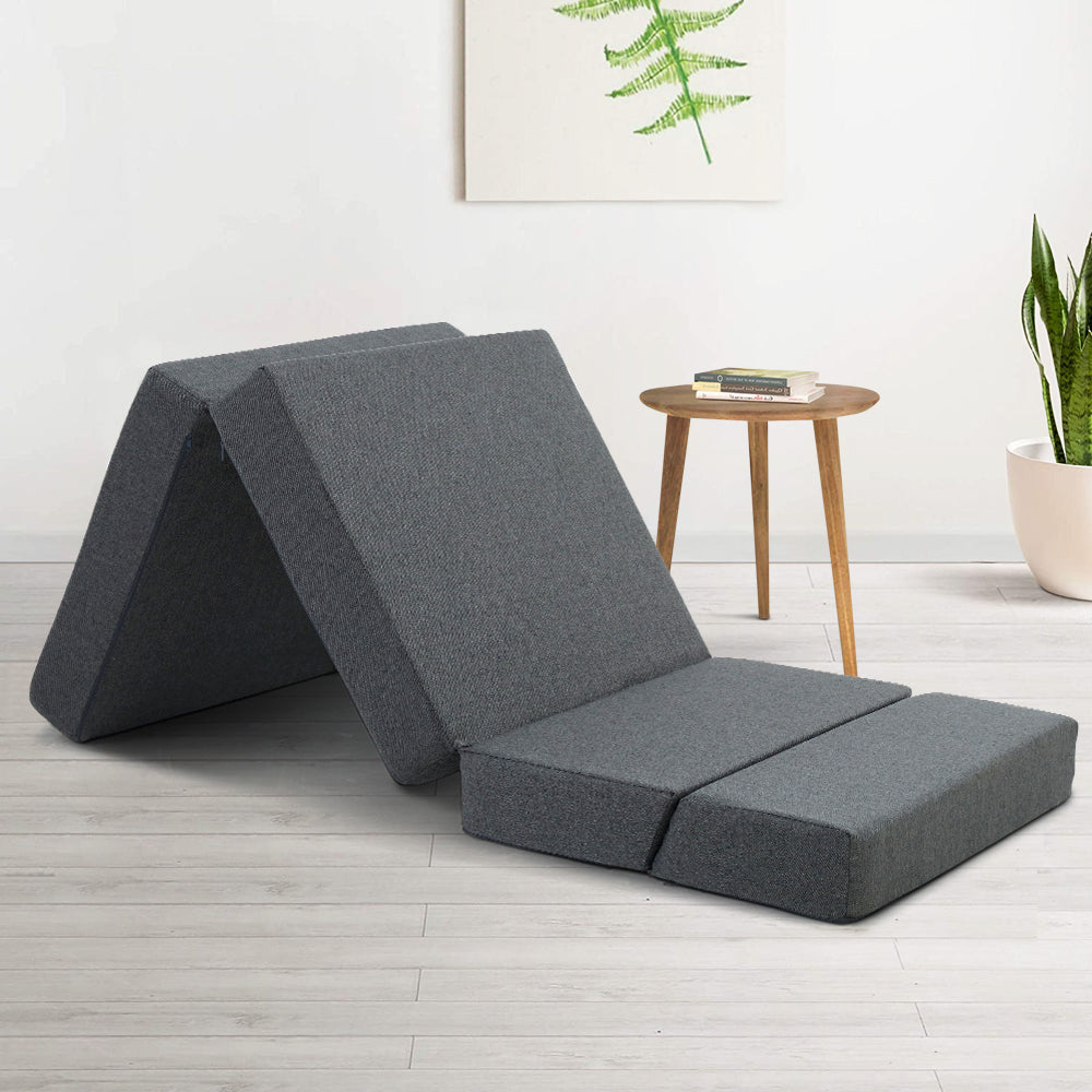 Giselle Bedding Portable Folding Foam Mattress for Versatile Sleeping and Seating Solutions