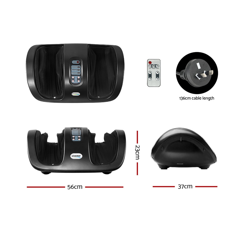 Livemor Black Electric Foot Massager