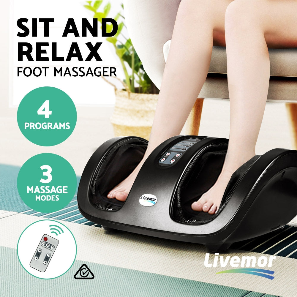 Livemor Black Electric Foot Massager