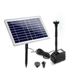 Gardeon Eco-Friendly Solar Submersible Fountain Pump with 6.6FT Lift and Simple Setup - Front View