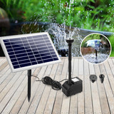 Gardeon Eco-Friendly Solar Submersible Fountain Pump with 6.6FT Lift and Simple Setup