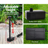 Gardeon Eco-Friendly Solar Fountain Pump with 4.6FT Water Lift for Stunning Garden Displays - Top-Down View