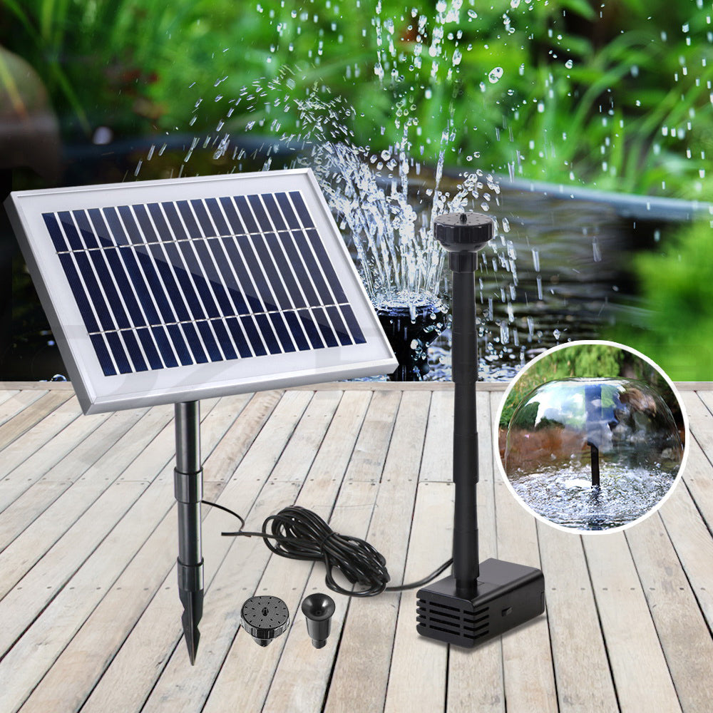 Gardeon Eco-Friendly Solar Fountain Pump with 4.6FT Water Lift for Stunning Garden Displays
