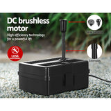 Gardeon Solar Pond Pump with Filter Box 4.6FT - Low Angle