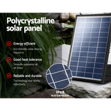 Eco-Friendly Solar Garden Bird Bath Fountain Pump with 6 FT Panel - Rear View