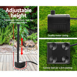 Eco-Friendly Solar Garden Bird Bath Fountain Pump with 6 FT Panel - Low Angle