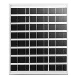Solar-Driven Garden Water Feature Kit with LED Illumination and Battery Support - 5FT Fountain - Top-Down View