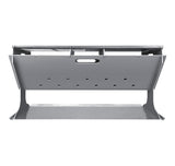 Compact Outdoor Steel BBQ Fire Pit with Foldable Design for Camping and Patio Use - Side View