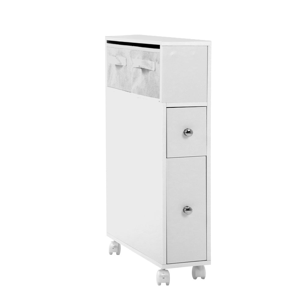 Artiss Slimline Bathroom Storage Caddy with Wheels