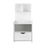Elegant Artiss Nightstand Storage Unit with Display Shelf and Drawer - Top-Down View