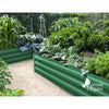 Green Fingers Set of 2 120 x 90cm Raised Garden Bed - Green