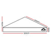 Instahut Gazebo 3x3m Pop Up Marquee Replacement Roof Outdoor Wedding Tent Navy