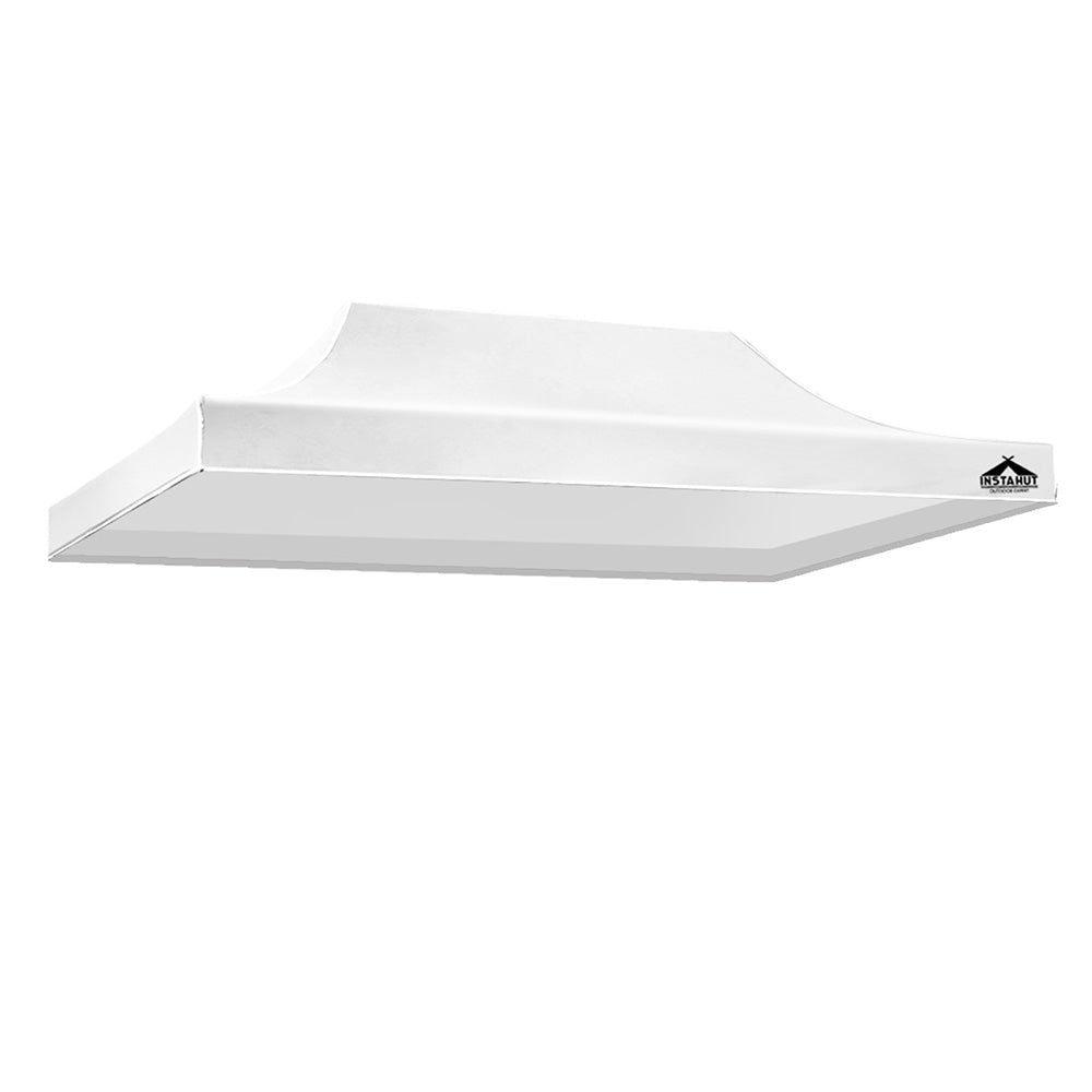 Instahut 3x6m Replacement Gazebo Canopy for Outdoor Events - White Waterproof Roof