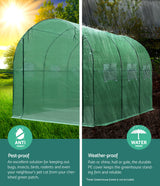 High-Durability Greenhouse Cover for Greenfingers 3x2x2m Garden Shed - 45-Degree Angle