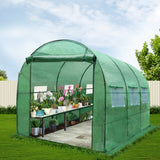 High-Durability Greenhouse Cover for Greenfingers 3x2x2m Garden Shed - Close-Up Angle