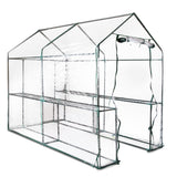 Transparent Walk-In Greenhouse Shed - 1.9M x 1.2M Portable Garden Storage Solution