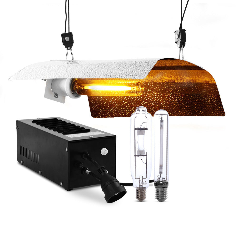 600W Hydroponic Grow Light System with Magnetic Ballast and Reflector for Indoor Plant Growth