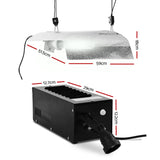 600W Hydroponic Grow Light System with Magnetic Ballast and Reflector for Indoor Plant Growth - Front View