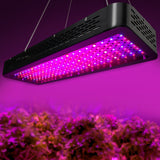 Dual Pack 2000W Full Spectrum LED Grow Light Kit for Hydroponics - Greenfingers Indoor Plant Growth Solution - Low Angle