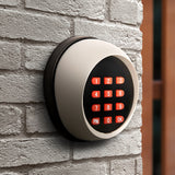 LockMaster Wireless Keypad Gate Opener with Programmable Features - Low Angle