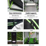 Green Fingers Grow Tent 60x60x140CM Hydroponics Kit Indoor Plant Room System