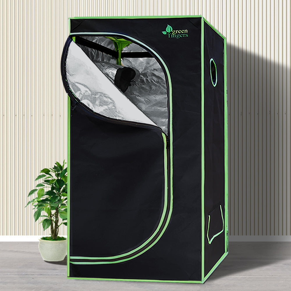 Green Fingers Grow Tent 80x80x160CM Hydroponics Kit Indoor Plant Room System
