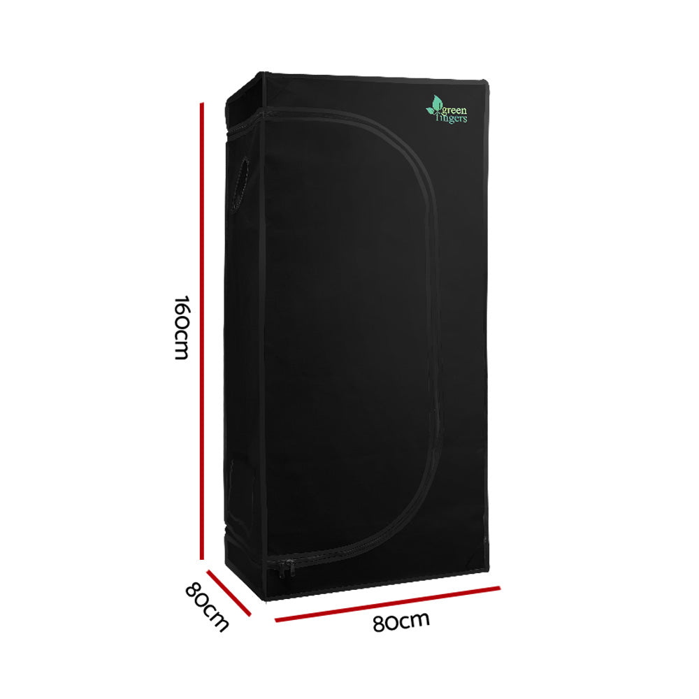 Indoor Hydroponic Grow Tent Kit - 80x80x160cm with 600D Oxford Fabric