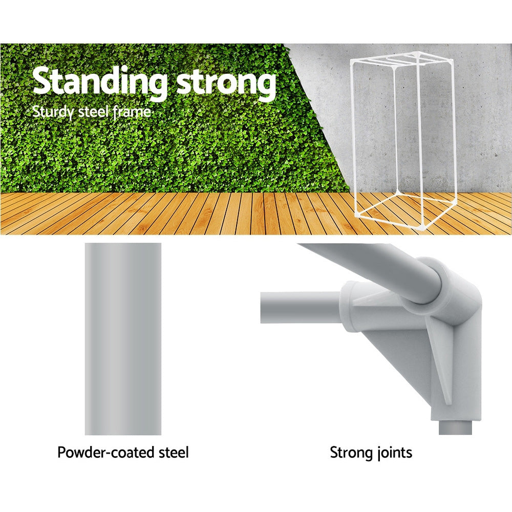 Indoor Hydroponic Grow Tent Kit - 80x80x160cm with 600D Oxford Fabric