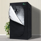 Indoor Hydroponic Grow Tent Kit - 80x80x160cm with 600D Oxford Fabric - Close-Up Angle