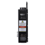 Devanti Portable 8LPM Gas Water Heater for Camping and Outdoor Showers - Black - Top-Down View